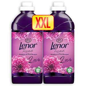 Lenor Amethys & Flower Bouqet Duopack aviváž 72 praní  2 x 1080ml