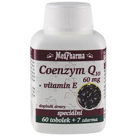 MedPharma Coenzym Q10 60 mg + vitamin E 37 tobolek