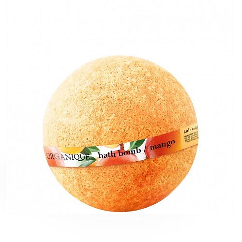 Organique Vyživující šumivá bomba do koupele Mango  170 g