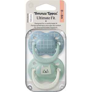 Tommee Tippee Ultimate Fit 0-6m dudlík Boy 2 ks