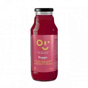 Beggs BIO Nápoj aronie, jablko, banán, jahoda 4m+ 300 ml