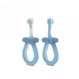 Suavinex Baby Dětský kartáček na zoubky 1 ks modrý