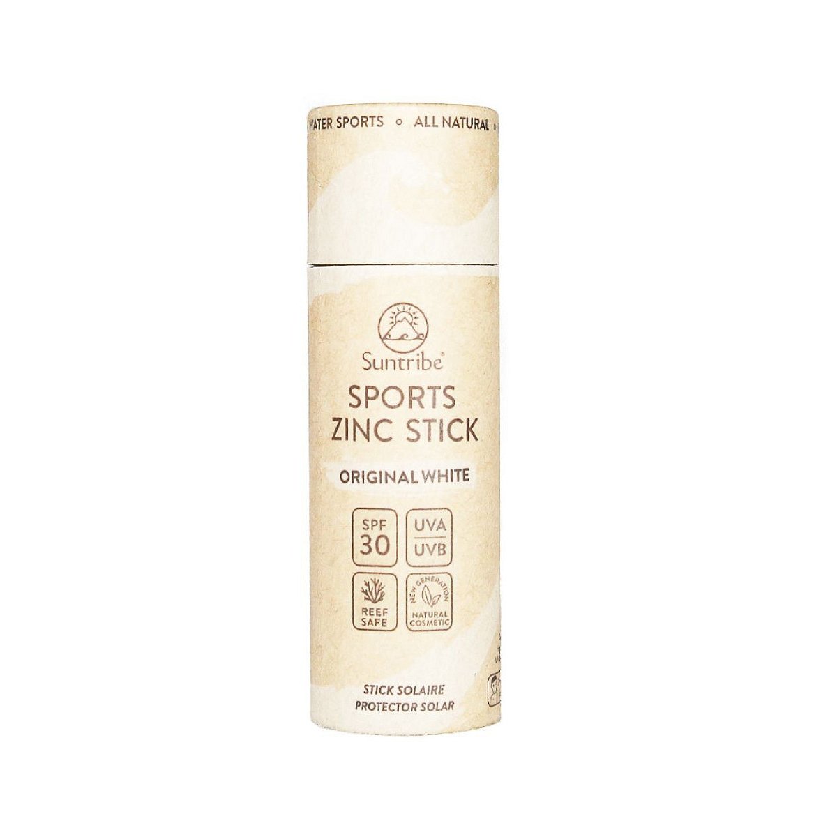 Suntribe Přírodní opalovací tyčinka se zinkem bílá SPF30 30 g