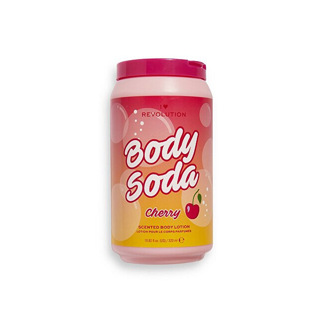 Vyživující tělové mléko Body Soda Cherry (Scented Body Lotion) 320 ml