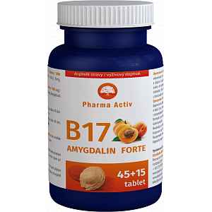 Vitamín B17 FORTE Amygdalin 45+15tbl. Zdarma