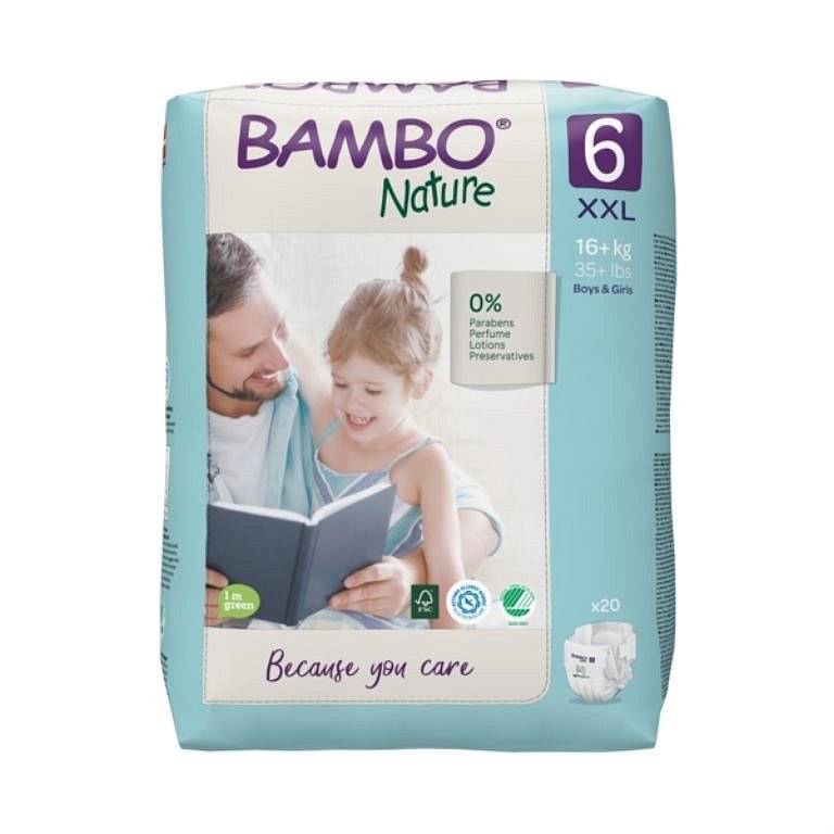 Bambo Nature 6 XXL 16+ kg dětské pleny 20 ks