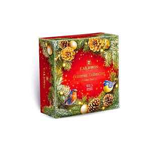 EALDWIN Christmas gourtmet collection red kolekce černý čajů 60 sáčků