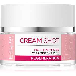 Eveline Cosmetics Cream Shot Multi Peptides regenerační krém proti příznakům stárnutí 50 ml