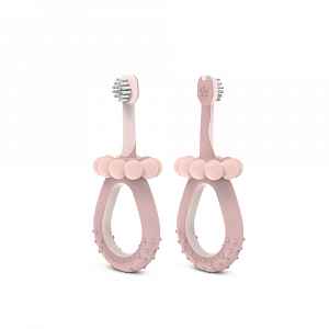 Suavinex Baby Dětský kartáček na zoubky 1 ks růžový