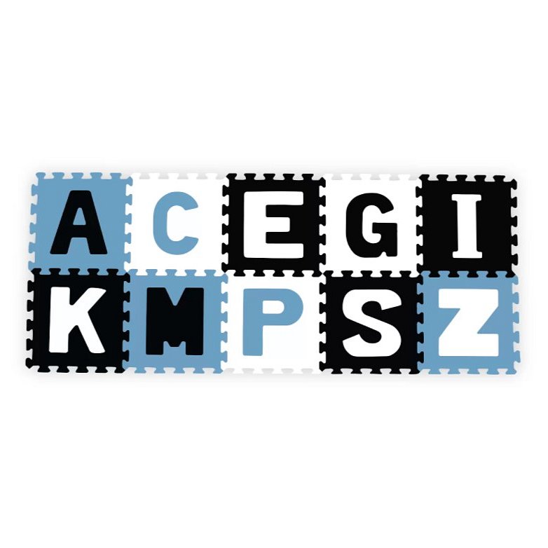 BABYONO Pěnové puzzle Abeceda 10 ks, 6 m+