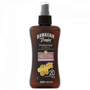Hawaiian Tropic Protective olej na opalování ve spreji SPF 20 200 ml