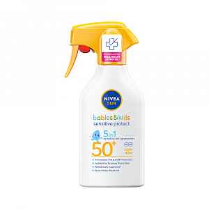 Nivea SUN Dětský sprej na opalování Sensitive OF50+ 270 ml