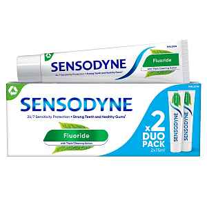 Sensodyne Fluoride zubní pasta Duopack 2 x 75 ml