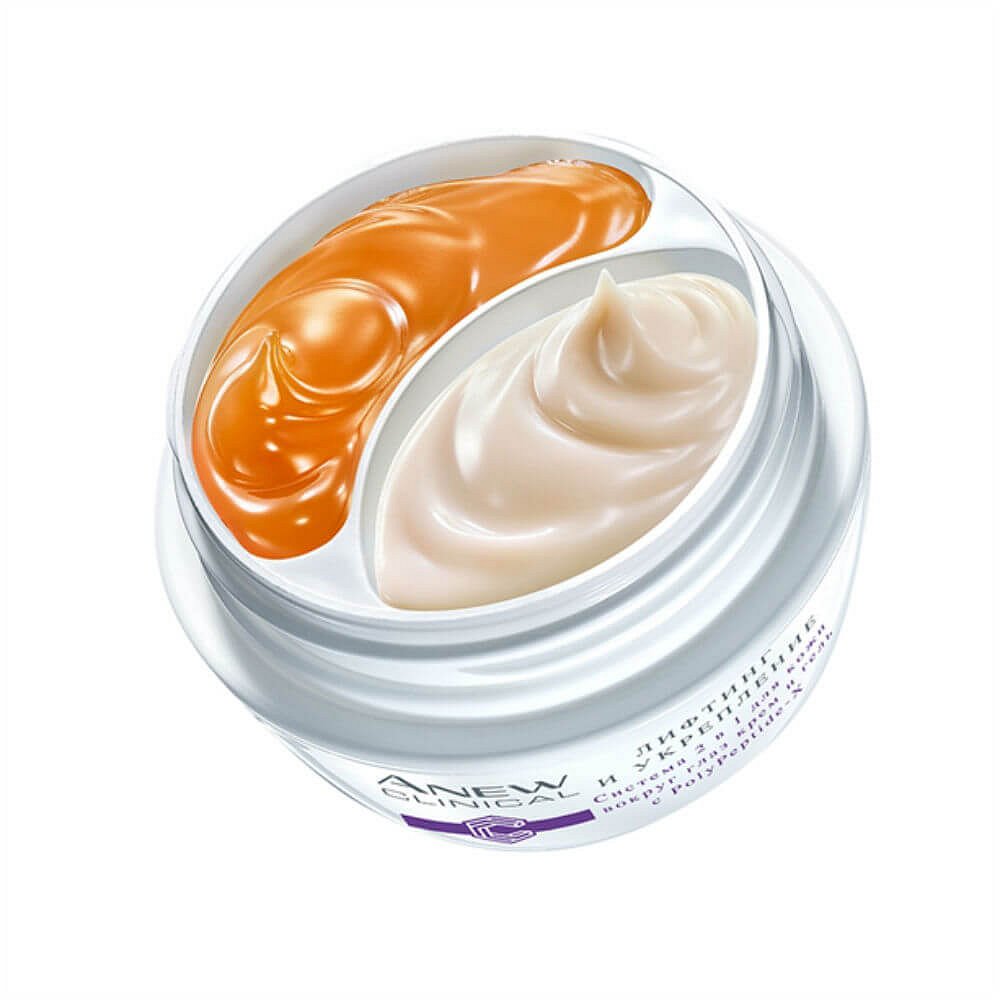 AVON Anew Zpevňující liftingová duální oční péče 2 x 10 ml