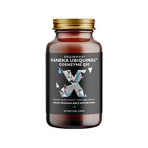 BrainMax Koenzym Q10, Ubiquinol, Kaneka™, 100 mg, 60 softgel kapslí