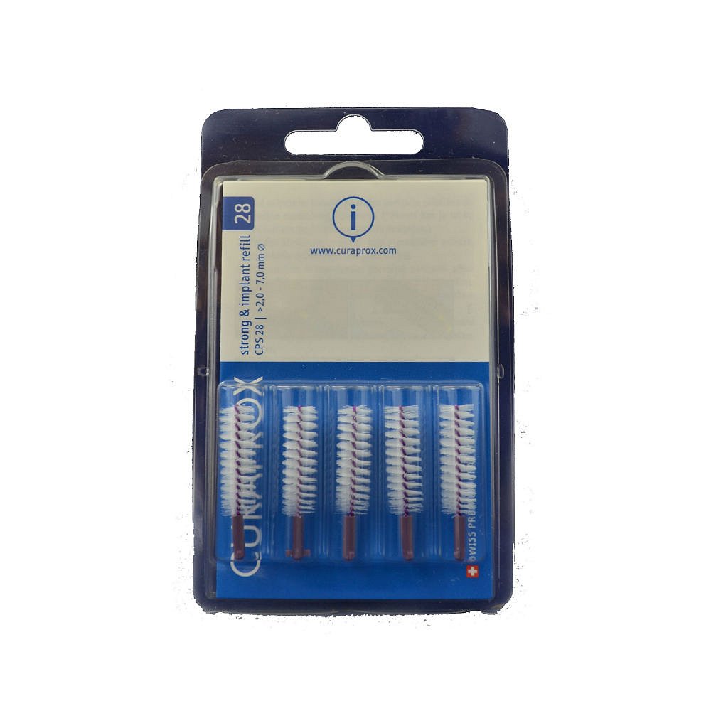 CURAPROX Strong&Implant Refill CPS28  2mm - 7mm 5ks - náhrada