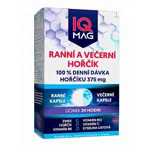 IQ Mag ranní a večerní 60 kapslí