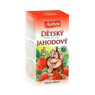 Apotheke Dětský ovocný čaj jahodový 20x2g