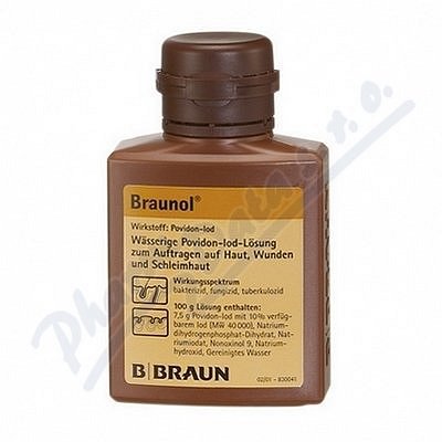 Braunol dermální roztok 1 x 100 ml