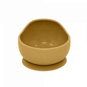 Petite&Mars Miska silikonová s přísavkou TAKE&MATCH Intense Ochre 6m+ 350 ml