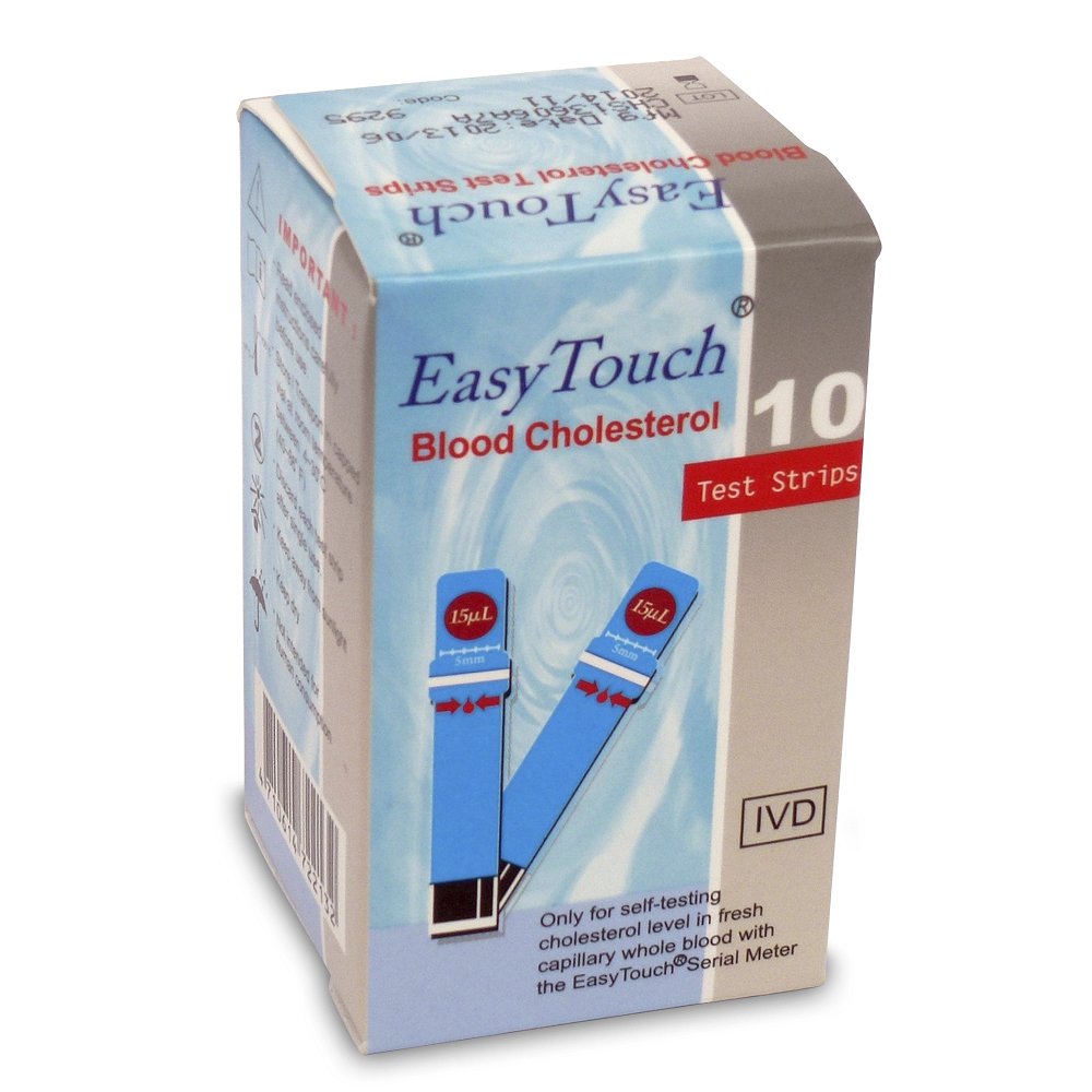 Proužky EasyTouch - cholesterol 10 kusů