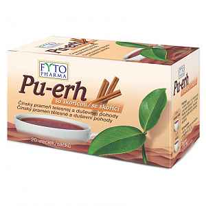 Pu-erh se škořicí 20x1,5g