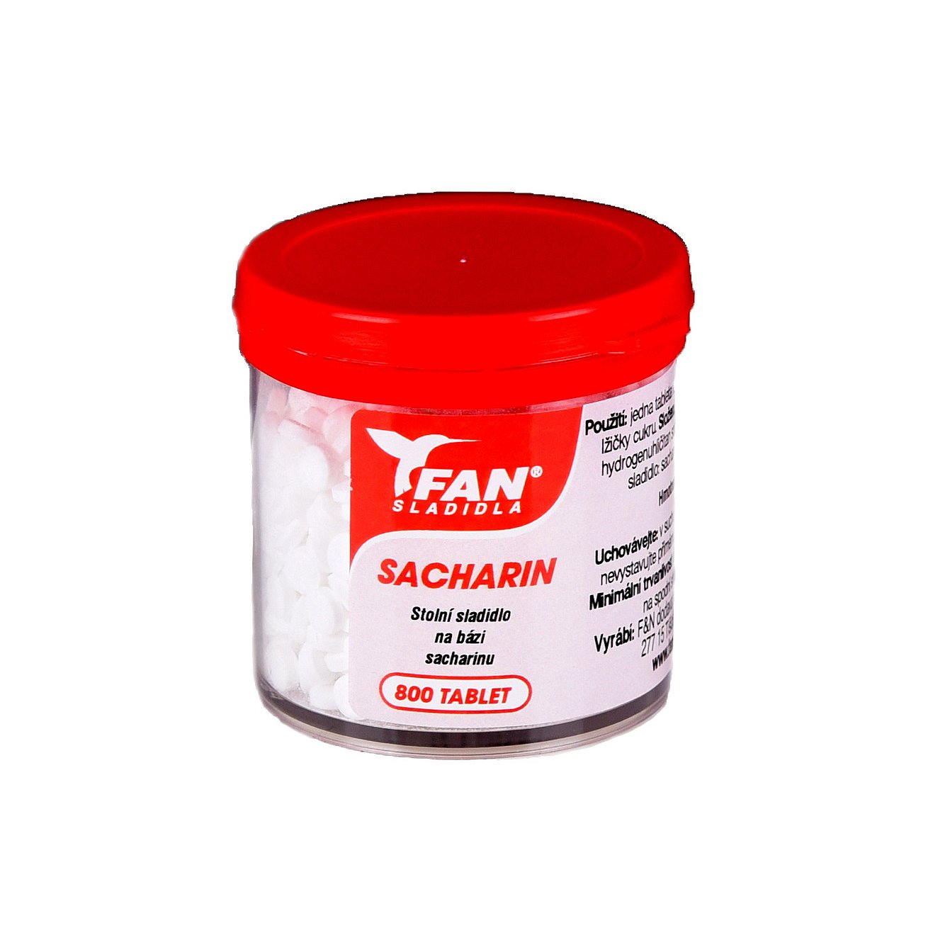 FAN Sladidlo Sacharin 50 g 800 tablet