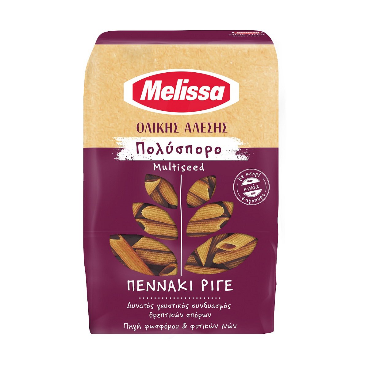 MELISSA Vícezrnné Pennete Rigate 400 g