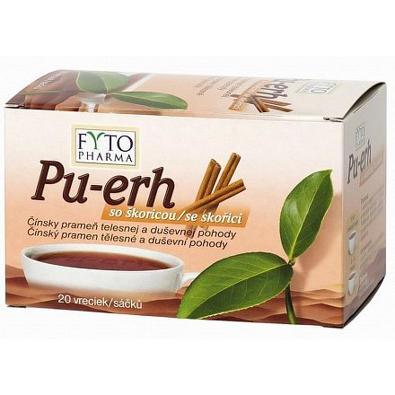 Pu-erh se škořicí 20x1,5g