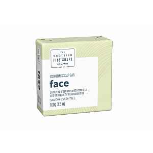 Scottish Fine Soaps Pleťové mýdlo Face - Peprmint & Eukalyptus 100 g