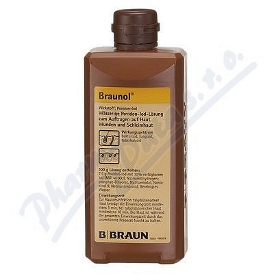 Braunol dermální roztok 1 x 500 ml