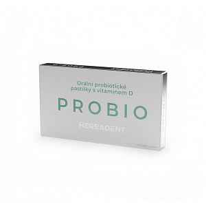 Herbadent PROBIO Orální probiotické pastilky s vitamínem D 20 ks