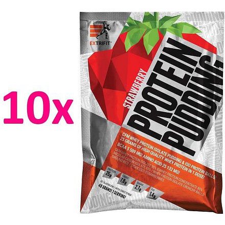 Proteinový pudink 10 x 40 g jahoda