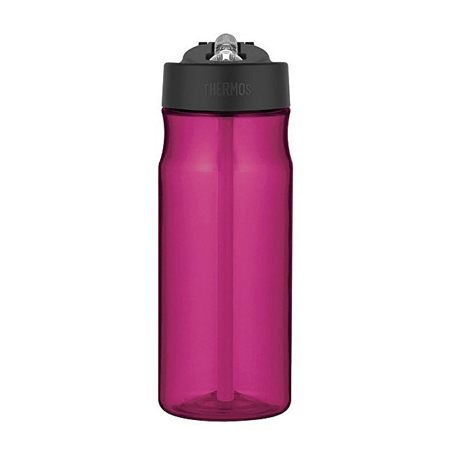 Sport Hydratační láhev s brčkem - purpurová 530 ml
