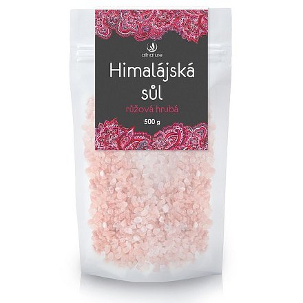 Allnature Himalájská sůl růžová hrubá 500 g