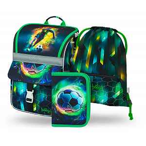 Baagl 3 SET Zippy Fotbal Hráč: aktovka, penál, sáček