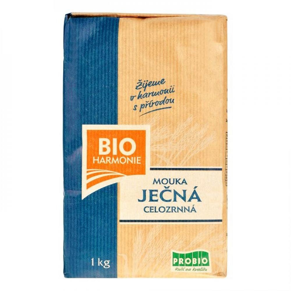 Bioharmonie Ječná mouka celozrnná jemně mletá 1kg