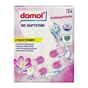 Domol WC blok 4v1 jarní svěžest 2x 48 g 96 g