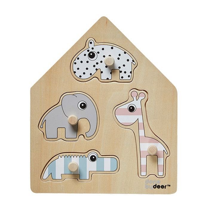 DONE BY DEER Dřevěné puzzle Sea Friends
