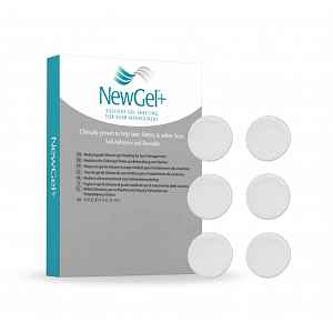 NewGel+ NG-380 Bodová kolečka silikonová náplast na jizvy 6 ks průhledná