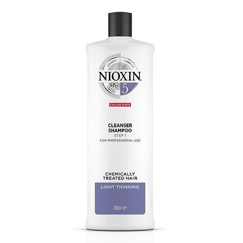 Nioxin Čisticí šampon pro barvené lehce řídnoucí vlasy System 5  300 ml