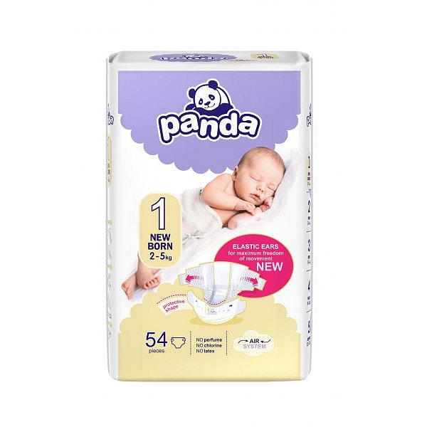 Panda New born dětské pleny 54ks