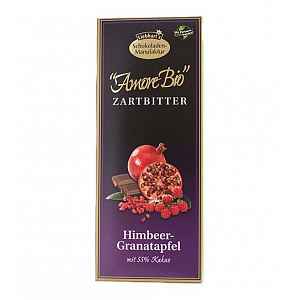 PROBIO Čokoláda hořká s malinami a granátovým jablkem BIO 100 g