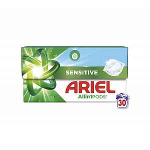Ariel Sensitive Allin1 kapsle na praní 30 ks