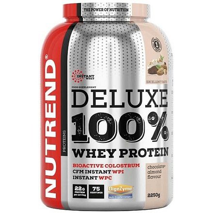 DELUXE 100% WHEY 2250 g čokoláda+lískový ořech