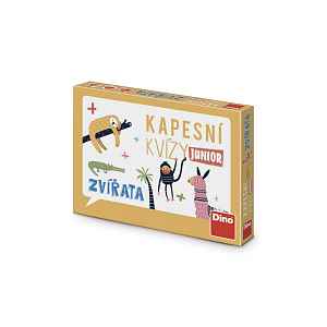 Dino Toys Kapesní kvízy Junior Zvířata Cestovní hra