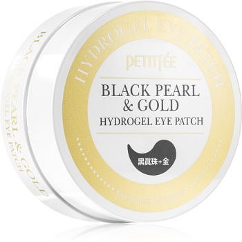Petitfee Black Pearl & Gold hydrogelová maska na oční okolí 60 ks