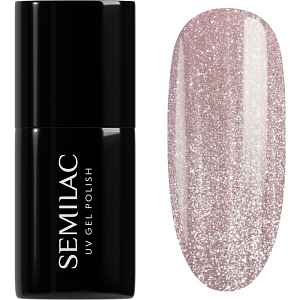 Semilac UV Hybrid Inner Glow gelový lak na nehty odstín 962 Magnetic Mocha (Cat Eye) 7 ml
