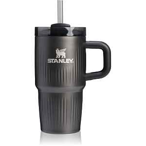 Stanley Quencher H2.O Fluted Tumbler nerezový tumbler s brčkem malý Black PVD 1 ks