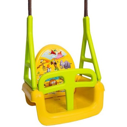 Dětská houpačka 3v1 safari Swing yellow